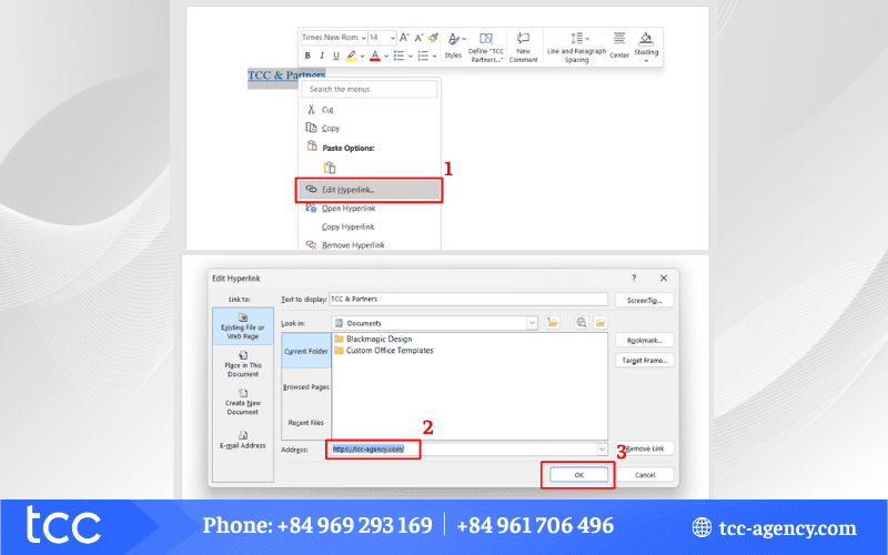 Hyperlink trong PowerPoint