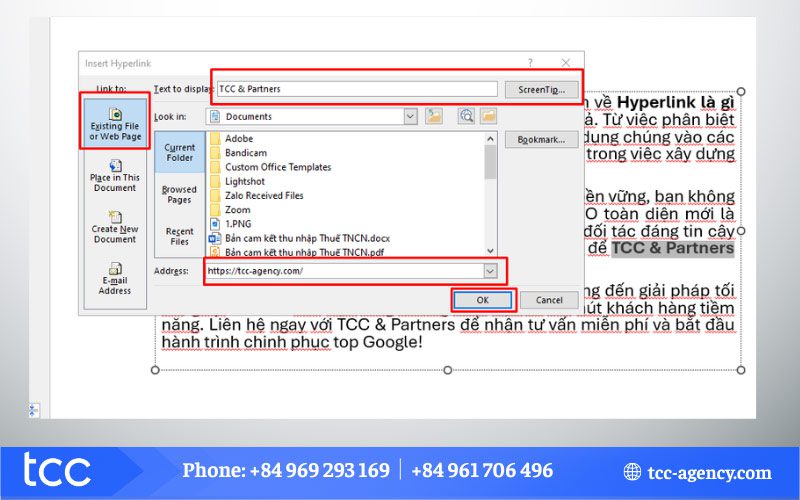 Hyperlink email là gì