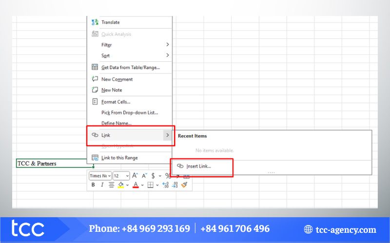 Cách làm Hyperlink trong Excel