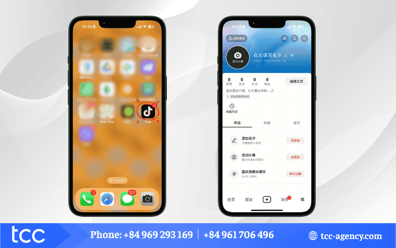 tạo id tiktok trung quốc