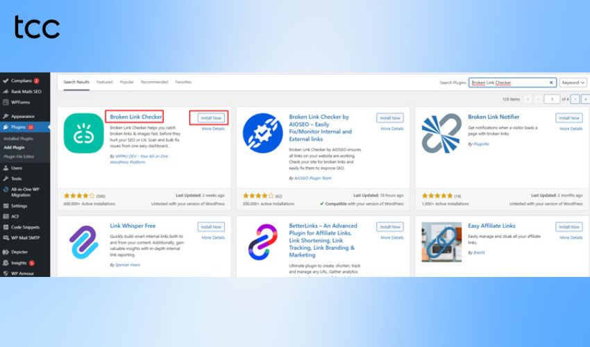 plugin kiểm tra broken link