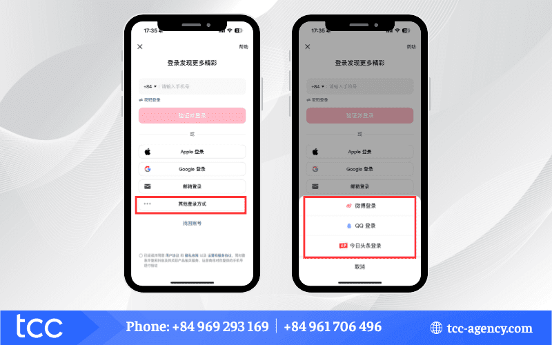 cách đăng nhập douyin bằng gmail