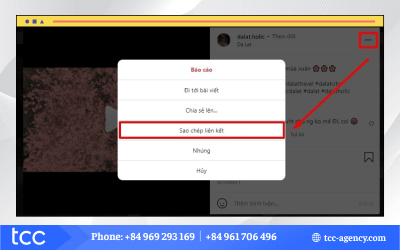 tải video từ instagram