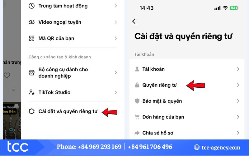 cách tắt đề xuất tiktok