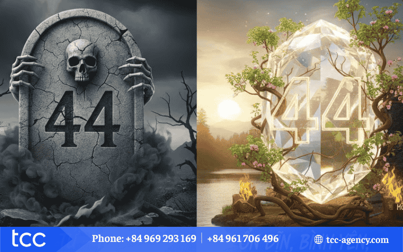 44 là gì trên tiktok