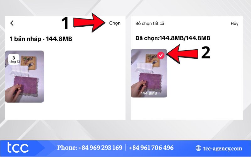 cách lấy lại video nháp đã xóa trên tiktok
