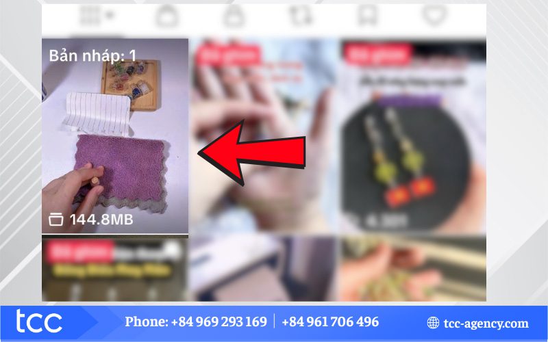 cách xóa bản nháp trên tik tok