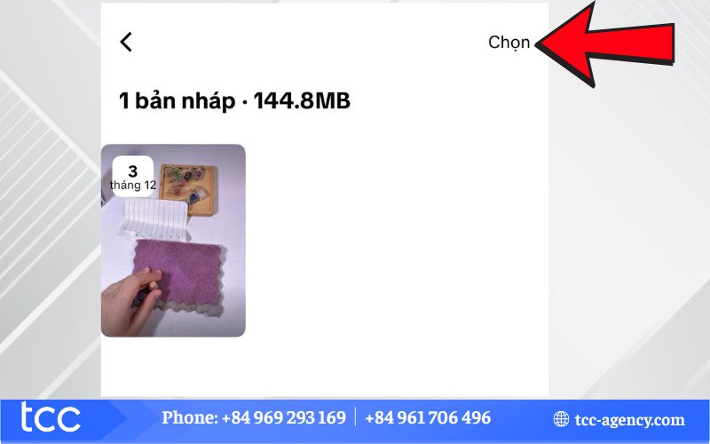 làm sao để xoá bản nháp trên tiktok