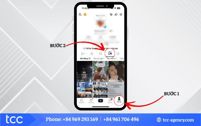 mục yêu thích trên tiktok
