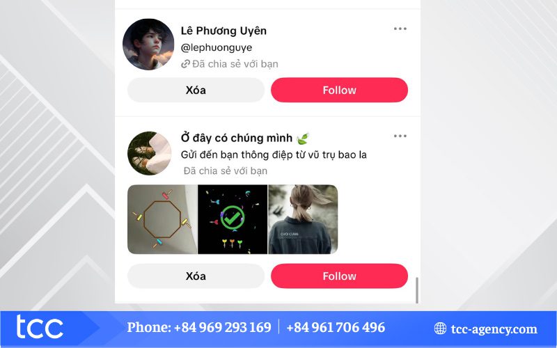 tiktok hiện đã chia sẻ video với bạn là sao