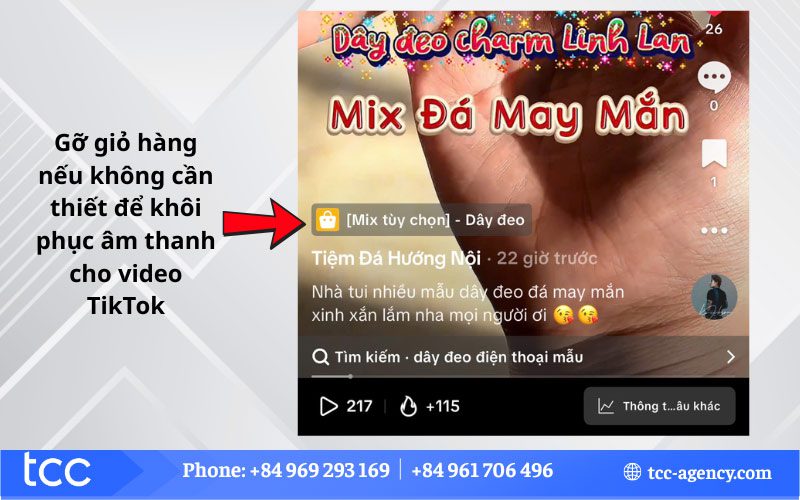 video tiktok bị tắt tiếng bản quyền