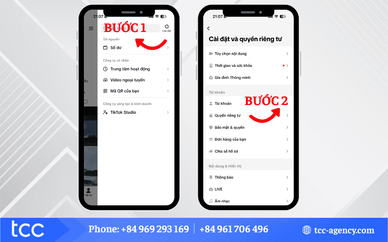 cách ẩn tin nhắn tiktok