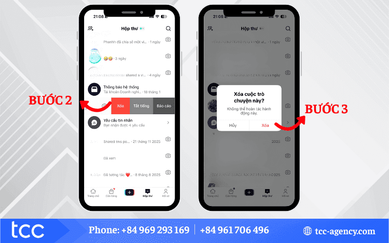 cách ẩn tin nhắn trên tiktok 2026