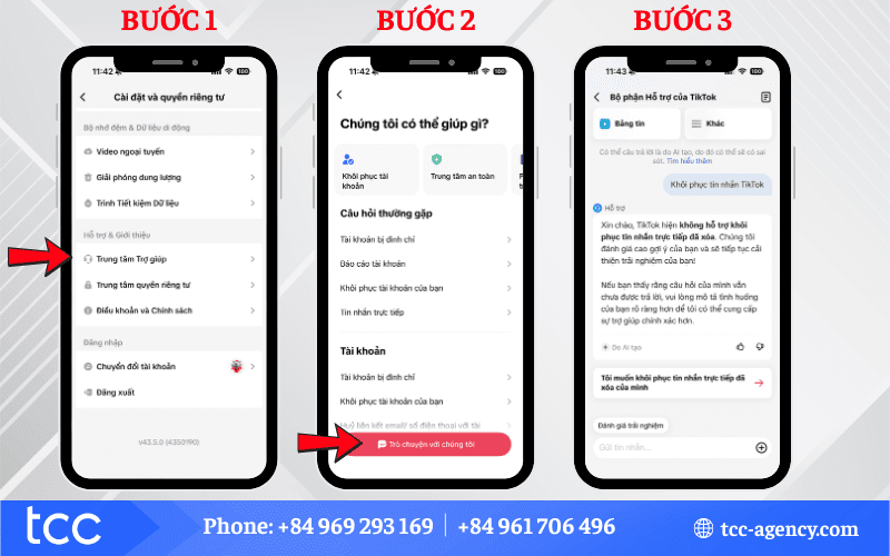 tin nhắn tiktok bị xoá có khôi phục được không
