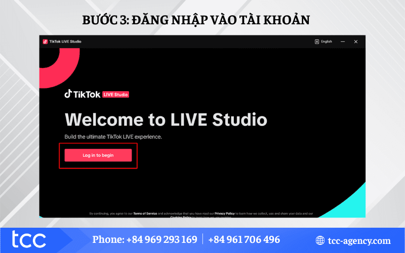 không có quyền truy cập live tiktok studio