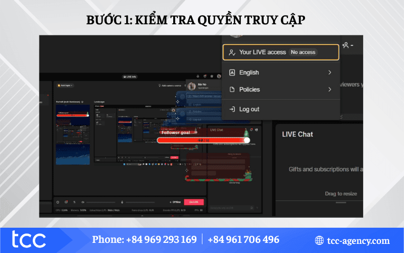 không live được trên tiktok studio