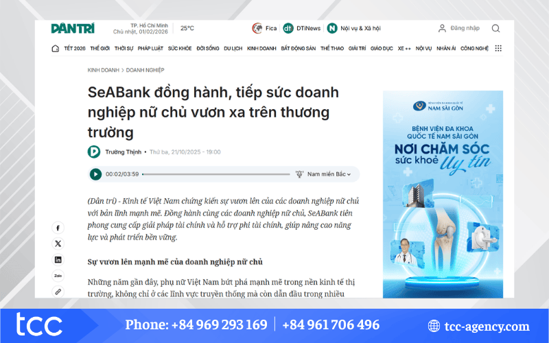 dịch vụ booking báo chí