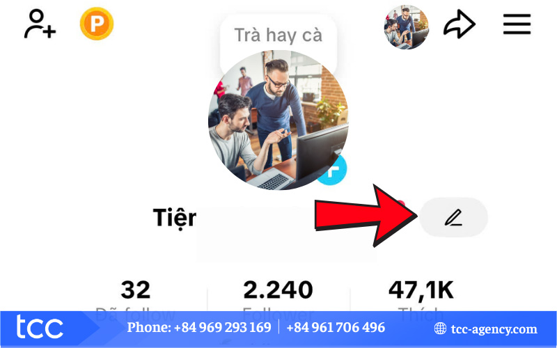 cách thay ảnh đại diện trên tiktok