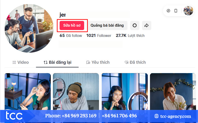 cách thay hình đại diện trên tiktok