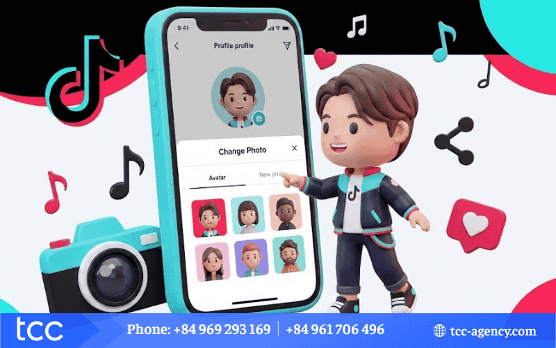 xoá ảnh đại diện tiktok