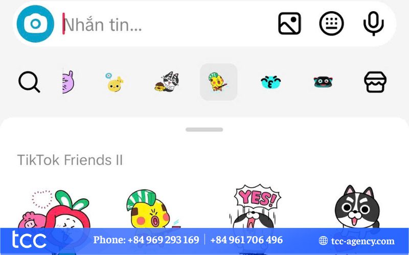 gửi ảnh qua tin nhắn tiktok