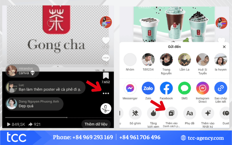 cách tạo danh sách phát trên tiktok trên iphone