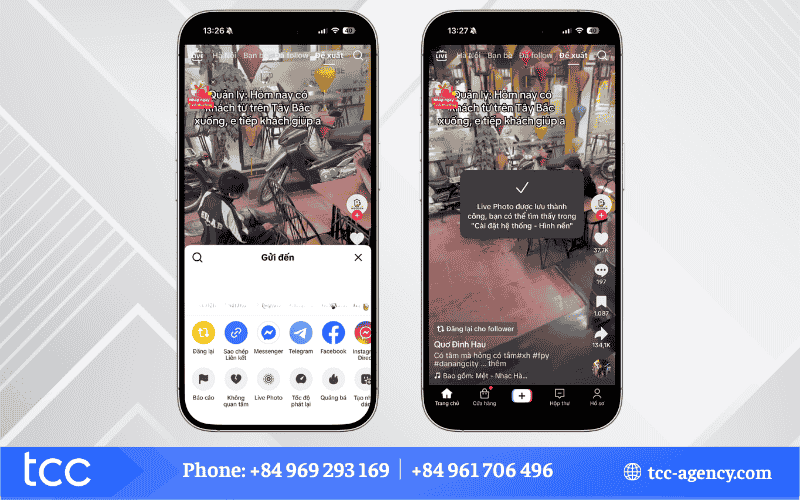 cách chụp live photo trên tiktok