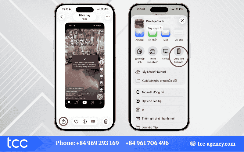 cách bật live photo trên tiktok