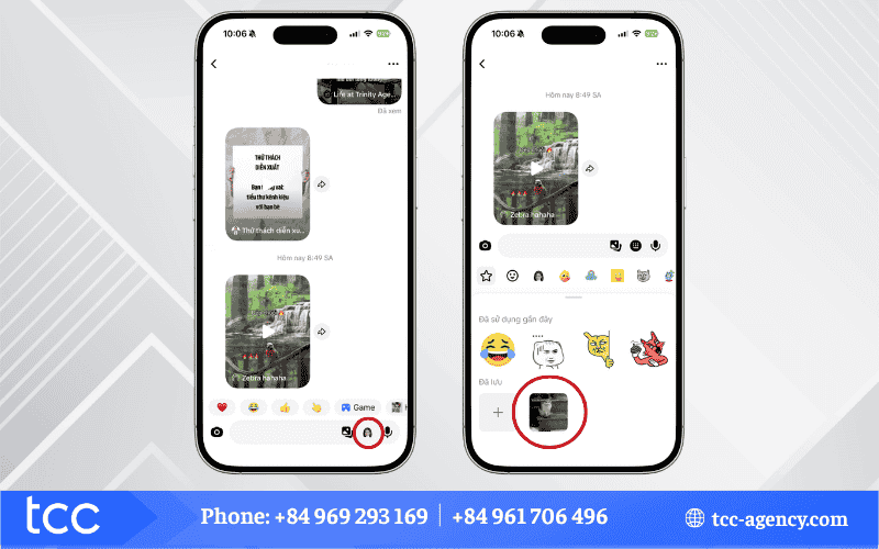 cách làm nhãn dán trên tiktok