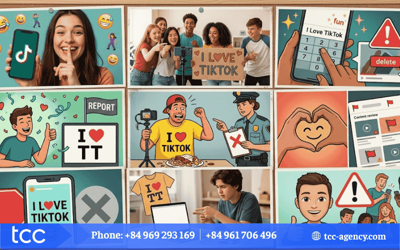 i love tiktok trên livestream