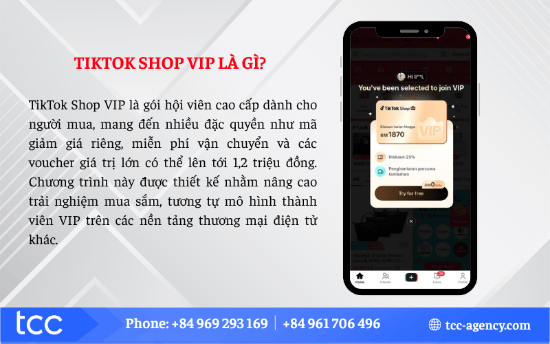voucher tiktok shop vip là gì