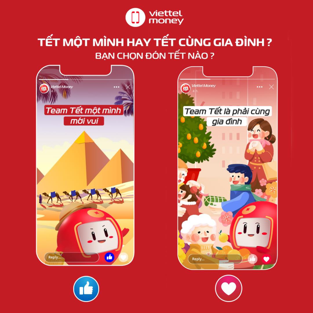 Đưa “Tết Tận Hưởng” đến gần hơn với toàn dân trên Fanpage Viettel Money.