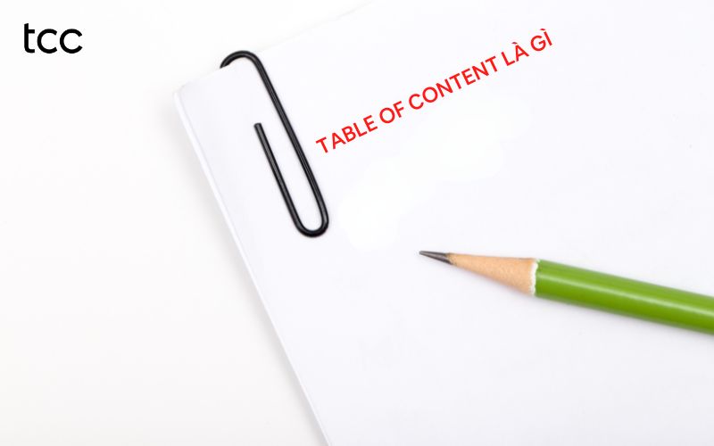 table of contents là gì