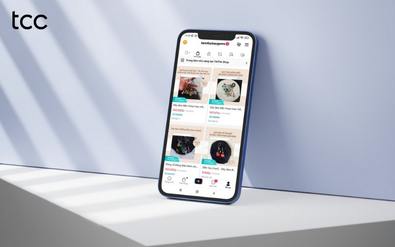 tiktok shop không hiện sản phẩm