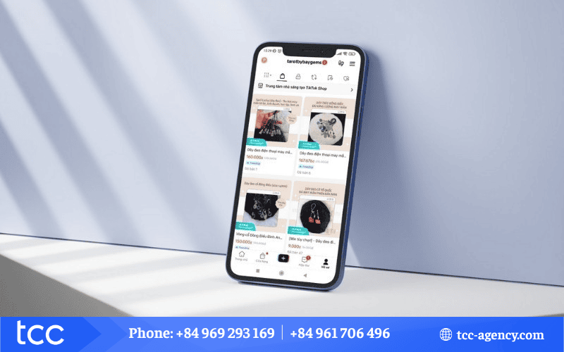 tiktok shop không hiện sản phẩm