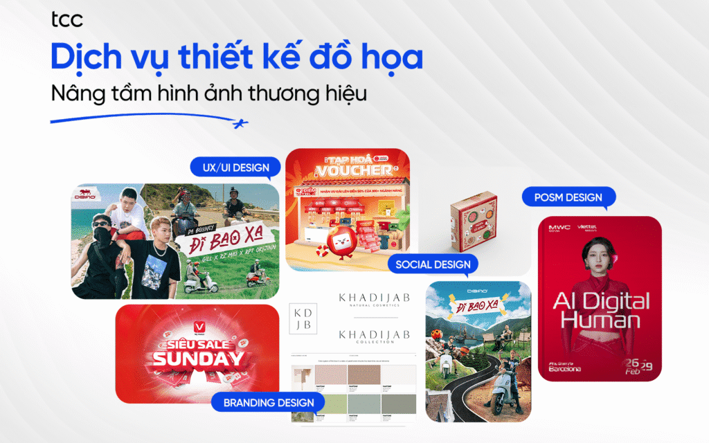 dự án thiết kế đồ họa của tcc & partners