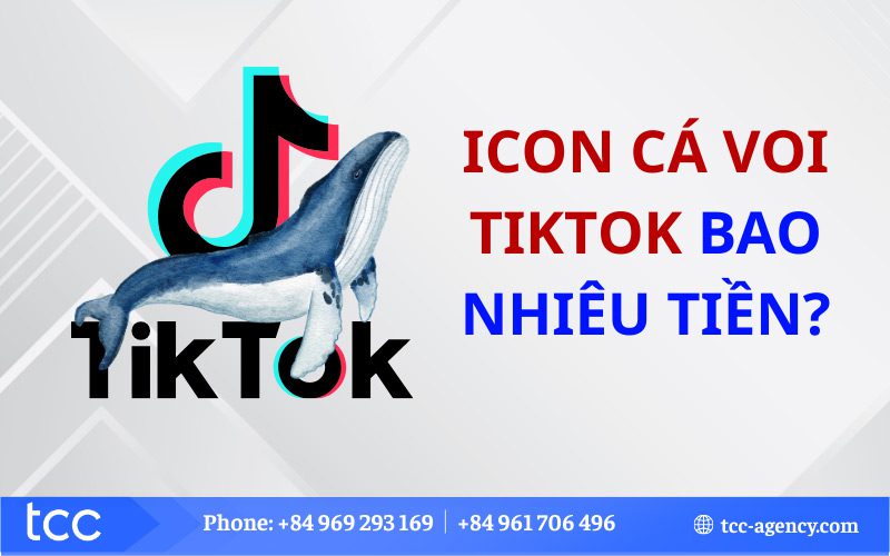 Icon cá voi TikTok bao nhiêu tiền