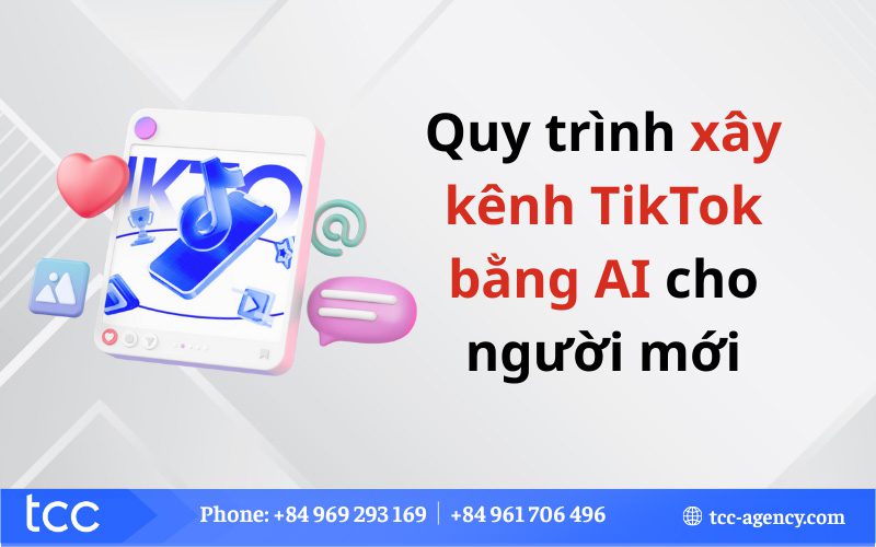 xây kênh TikTok bằng AI
