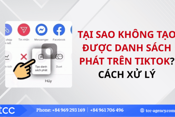 Tại sao không tạo được danh sách phát trên TikTok